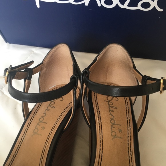 SPLENDID Davie Open Toe Platform Wedge Sandals - Picture 6 of 8